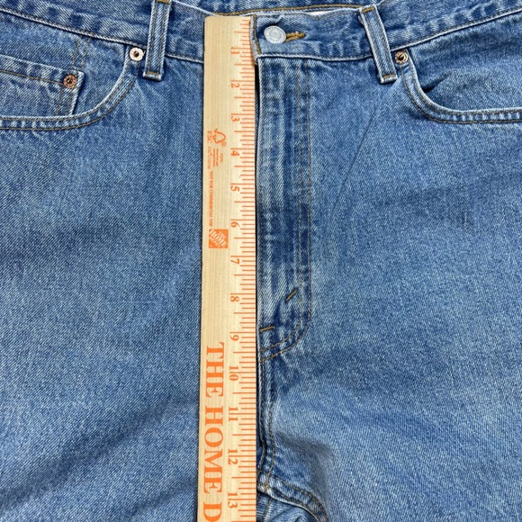 Vintage Levi's 505 Men's 35x31 Jeans Canada Made Regular Straight Leg Blue Denim - Picture 8 of 12